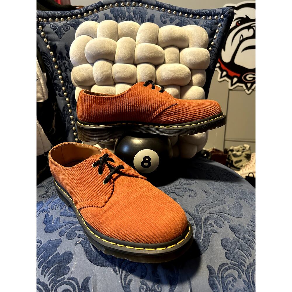 Dr Martens Pumpkin Spice Corduroy Oxford size 9/EU 42